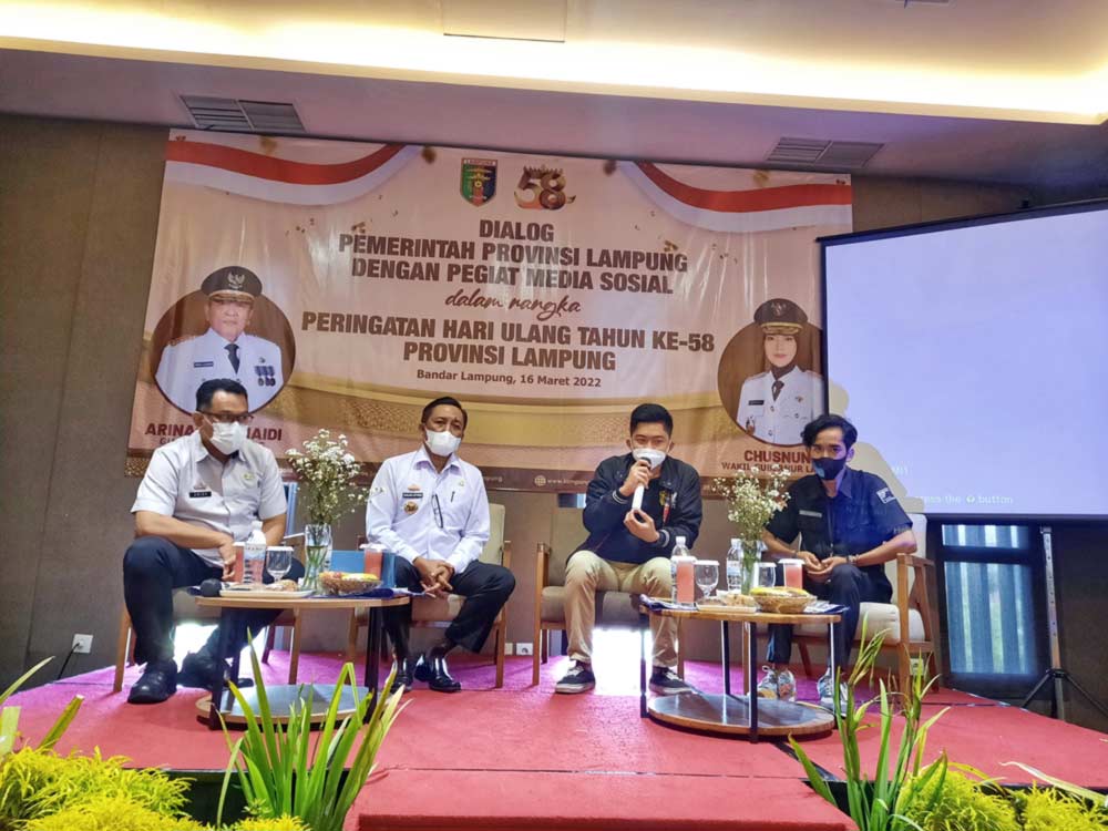 Diskusi Diskominfotik Provinsi Lampung dengan Pegiat Media Sosial 2